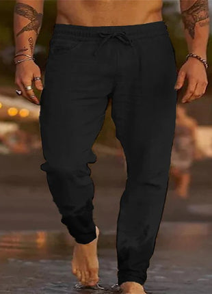Cotton Linen Loose Beach Pants