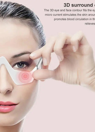 3D Eye Beauty Instrument Micro-Current Pulse Reduce Wrinkles And Dark Circle Remove Eye Bags Tool