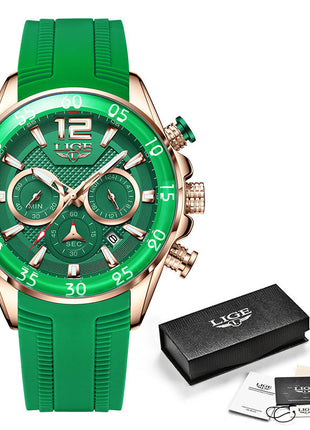 Quartz Multi-function Waterproof Watch