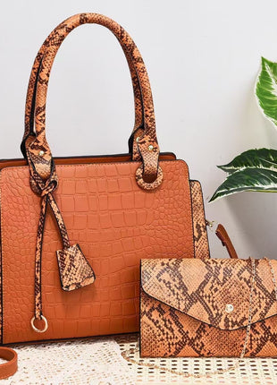 Serpentine Stitching Combination Two Bags