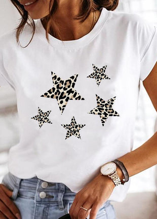 Crew Neck Casual Printed T-shirt