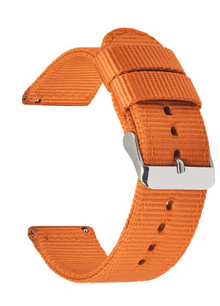 Solid Nylon Canvas Watch Strap