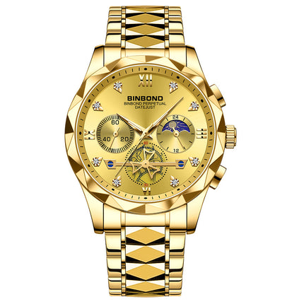 Multifunctional Quartz Six-pin Casual Watch