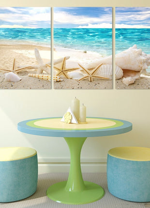 Micro Triple Starfish - 50x70 cm / Set of 3 Pieces