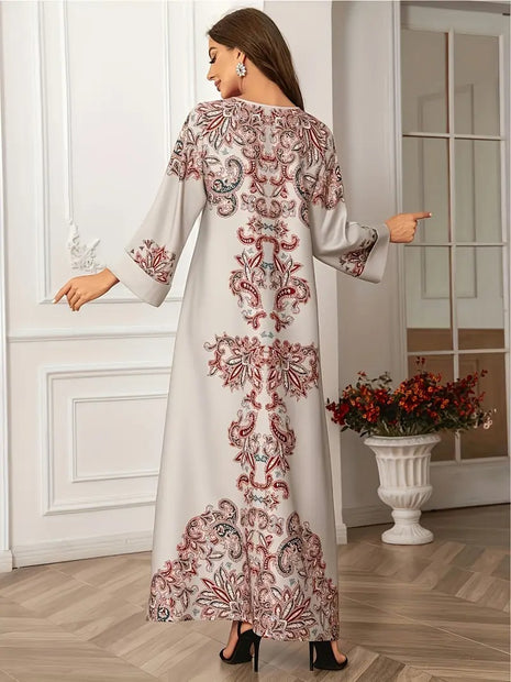 Traditional Design Long Dress