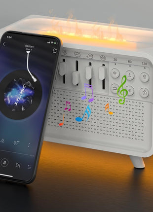 4 In 1 White Noise, Bluetooth Speaker, Night Light & Humidifier All-in-one Machine