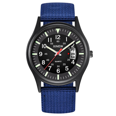 Men's Canvas Nylon Strap Watch