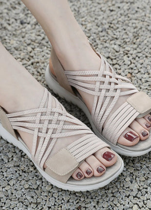 Lightweight Sports Style Comfortable Elastic Plus Size Sandals