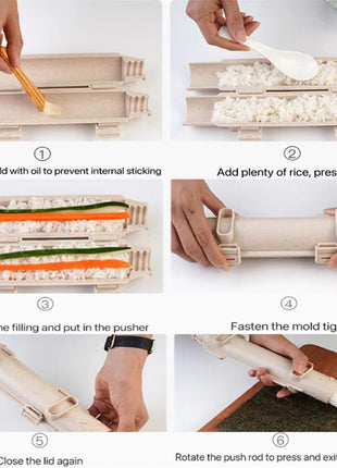 Quick Sushi Maker Roller – DIY Sushi in Seconds