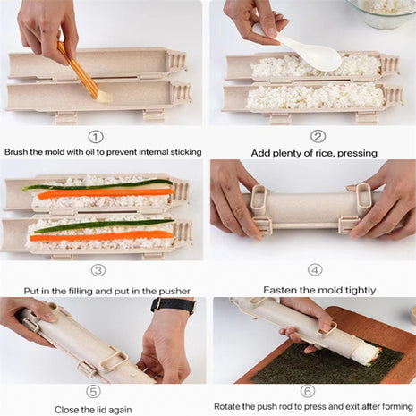 Quick Sushi Maker Roller – DIY Sushi in Seconds