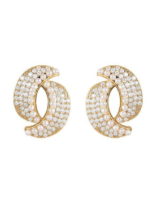 Full Jewelled Stud Earrings