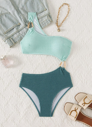 Patchwork Bikini Suit