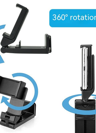 Travel Mobile Phone Holder Foldable 360 Degree Rotation