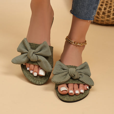 Soft Bottom with Bowknot Flats