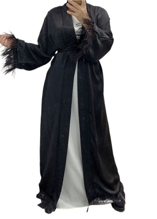 Hairy Lace Abaya