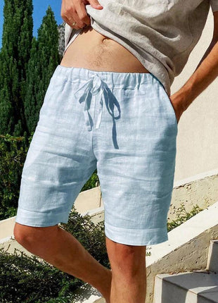 Casual Loose Cotton And Linen Shorts
