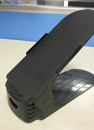 Adjustable Double Stand Shoe Organizer – Twice the Storage, Zero the Clutter