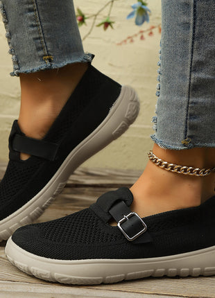 Breathable And Comfortable Slip-on Soft Bottom Sneaker