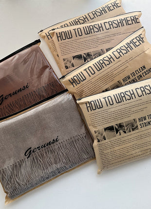 Tassel Cashmere Scarf