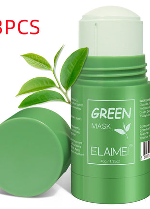 ELAIMEI Green Tea Cleansing Blackhead Oil Control Acne Smear Mask