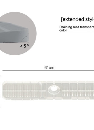 Faucet Silicone Mat Anti-splash with Drain