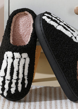 Halloween Ghost Hand Cartoon Thermal Cotton Slippers