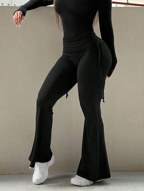 Flared Slimming and Versatile Sport Pants