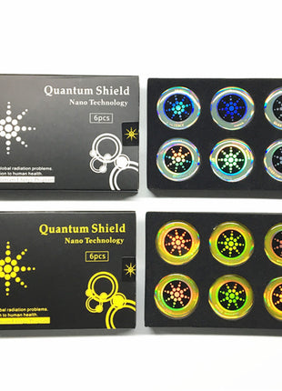 Cell phone radiation protection stickers