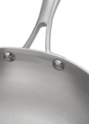 304 Stainless Steel Three-layer Induction Cooker Applicable To Gas Stove Pan