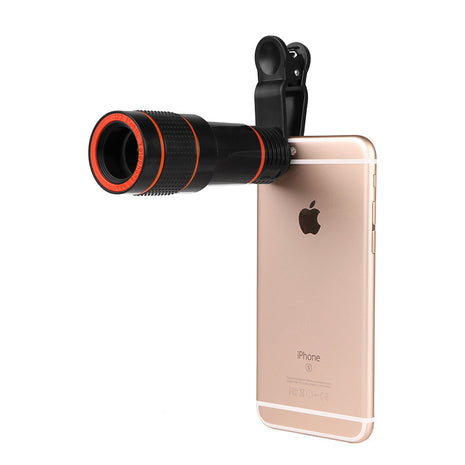 Clip-On Zoom Retractable Telescope Camera Lens for Phone