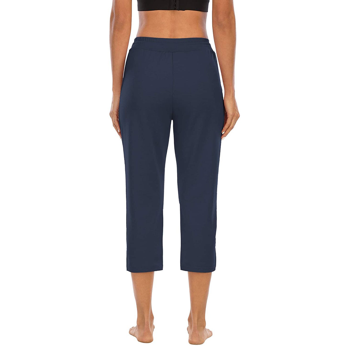 High Top Sports Wide Leg Cropped Pants