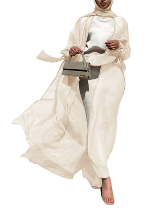 Puff Sleeve Light Abaya