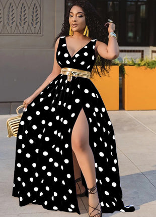 Dot Plus Size Dress