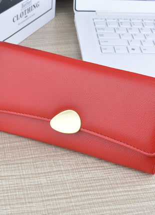Soft Leather Long Wallet
