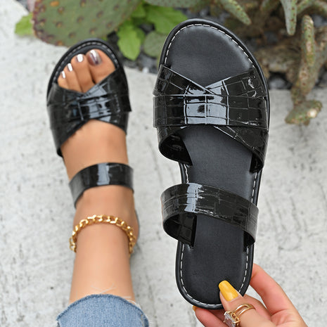 Cross-strap Flat