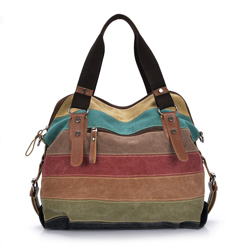 KVKY Canvas Classic Patchwork Handbags