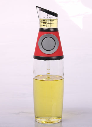 Glass Oil Dispenser Bottle with Measurement