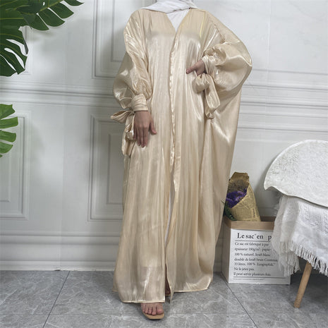 Leisure Fashionista Satin Abaya
