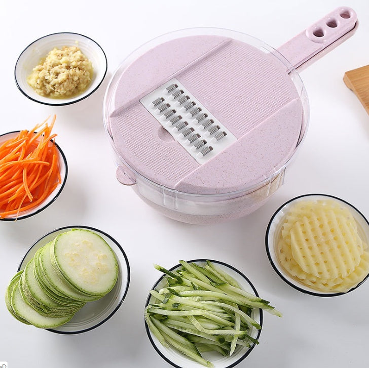 8 In 1 Multipurpose Slicer with Strainer