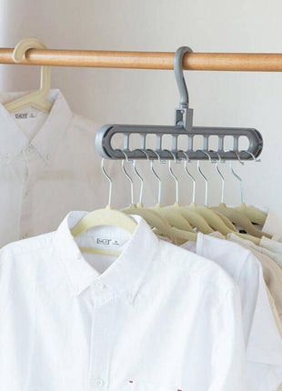 Space-Saving 360° Rotating Plastic Clothes Hanger