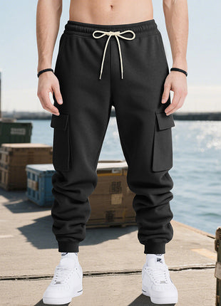 Loose Leisure Sports Men's Multi-pocket Workwear Trousers