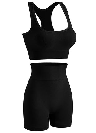 Wireless Bra and Shorts Sport Set
