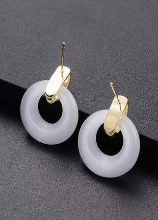 Fashionable Circle High-end Earrings