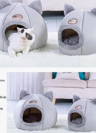 Enclosed Winter Cat Nest