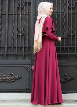 Elastic Sunshine Linen Plus Size Abaya