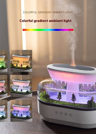 Micro Landscape Aroma Raindrop Diffuser Humidifier