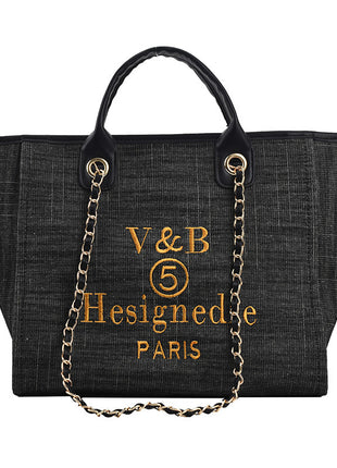 Jeans Big Shoulder Handbag