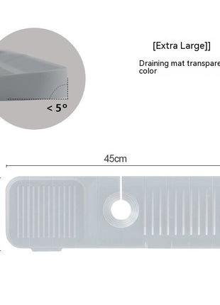 Faucet Silicone Mat Anti-splash with Drain