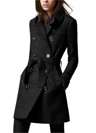 Double Breasted Woolen Coat