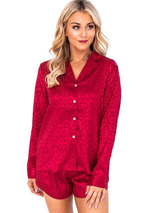 Long Sleeve Shorts Pyjamas Set